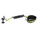 TRISTAN ROBERTS BICEPS LEASH 8MM PPS (U, BLACK/GREEN)