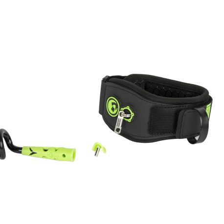 TRISTAN ROBERTS BICEPS LEASH 8MM PPS (U, BLACK/GREEN)